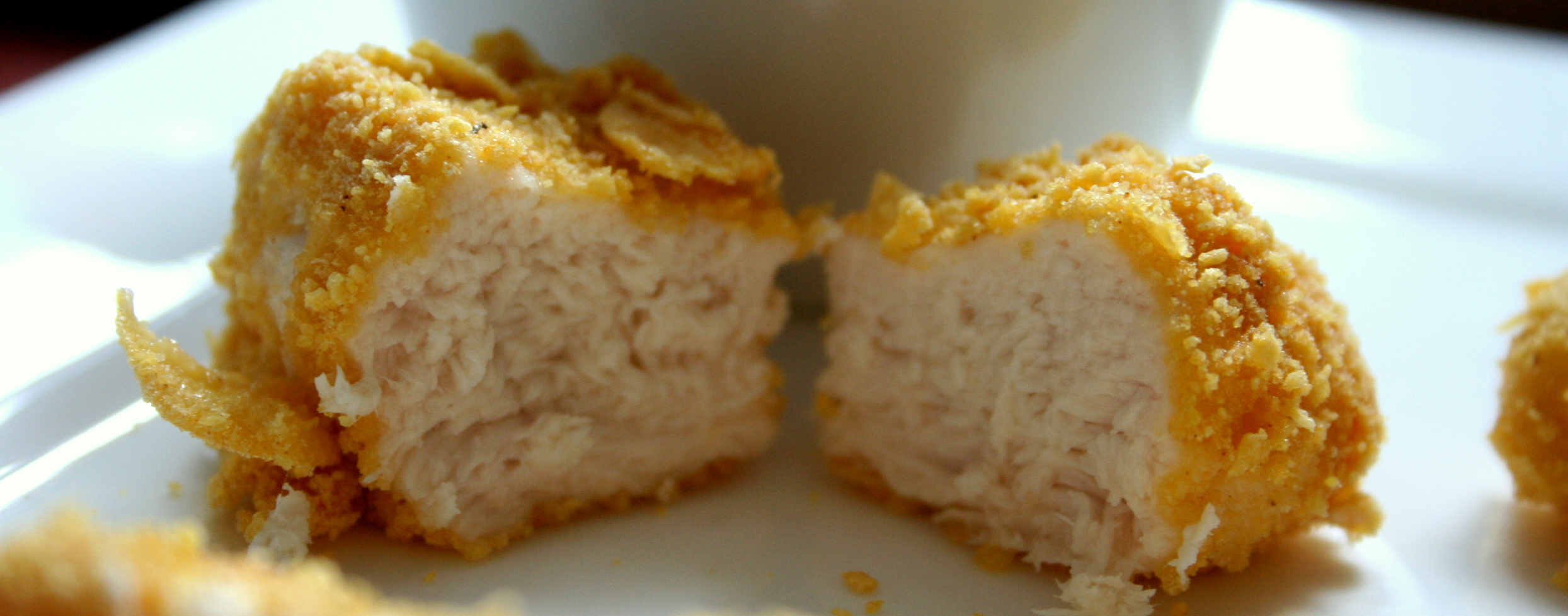 zelfgemaakte kipnuggets - Maike's Eetblog